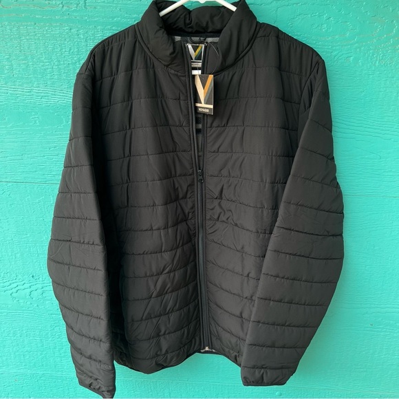 VOYAGER MENS PUFFER JACKET BLACK SIZE LARGE NWT - Picture 2 of 7